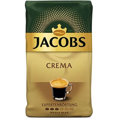 Jacobs Douwe Egberts Crema Gold 1kg - Grains de Café - Publicité Jacobs Douwe Egberts Crema Gold 1kg - Grains de Café - Publicité