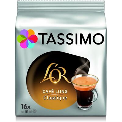 L'OR Café Long Classique - 16 dosettes - Capsules de café - Publicité L'OR Café Long Classique - 16 dosettes - Capsules de café - Publicité