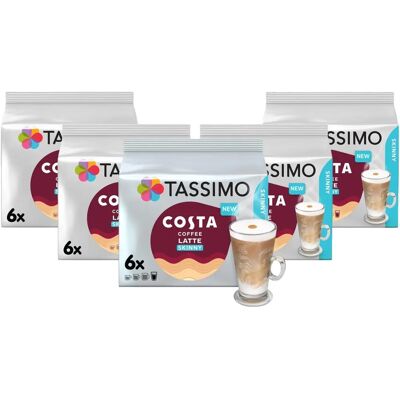 Costa - Skinny Latte - Pack 5 - 60 Pods - Coffee Pods Costa - Skinny Latte - Pack 5 - 60 Pods - Coffee Pods