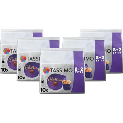 Cadbury Hot Chocolate Pods - 50 Drinks - Compatible with Tassimo Cadbury Hot Chocolate Pods - 50 Drinks - Compatible with Tassimo