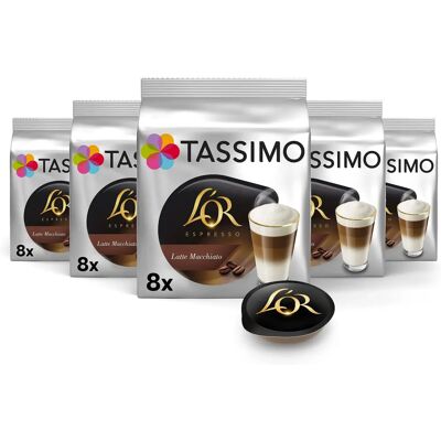 L'OR Latte Macchiato - 16 Capsules - Type de Café - Publicité L'OR Latte Macchiato - 16 Capsules - Type de Café - Publicité