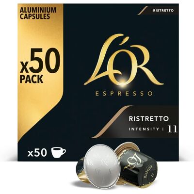 L'OR Modèle Ristretto - Chêne clair, Magenta, Jaune - Capsules de café - Publicité L'OR Modèle Ristretto - Chêne clair, Magenta, Jaune - Capsules de café - Publicité