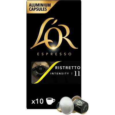 Capsules de café Ristretto L`OR - 10 pièces - Publicité Capsules de café Ristretto L`OR - 10 pièces - Publicité