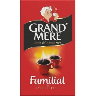 Grand Mère Café Robusta 100% - Lot de 4x250g - Publicité Grand Mère Café Robusta 100% - Lot de 4x250g - Publicité