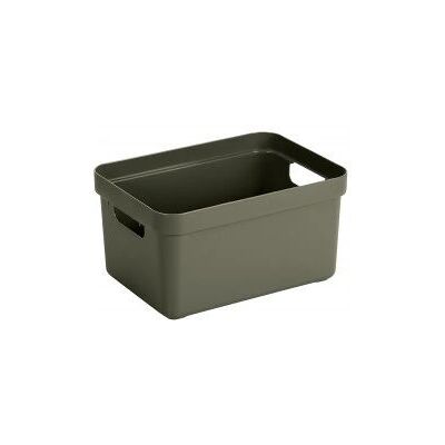 Sunware - 09400688 - Groen - 25.2x18x12.2cm - Opbergdoos Sunware - 09400688 - Groen - 25.2x18x12.2cm - Opbergdoos
