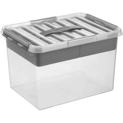 Sunware Aufbewahrungsbox - 22L, Transparent, mit Einsatz Sunware Aufbewahrungsbox - 22L, Transparent, mit Einsatz