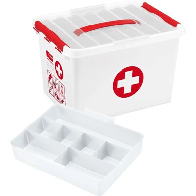 Boîte de Rangement Rouge Blanc Sunware - Premier Secours, 22 L, 40x30x26cm - Publicité Boîte de Rangement Rouge Blanc Sunware - Premier Secours, 22 L, 40x30x26cm - Publicité