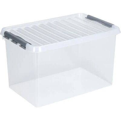 Sunware Q-line Boîte de rangement - 62L Gris - Publicité Sunware Q-line Boîte de rangement - 62L Gris - Publicité
