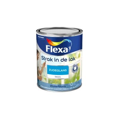 Flexa Strak in de lak - Zijdeglans - Zwart 0.75 L - Verf Flexa Strak in de lak - Zijdeglans - Zwart 0.75 L - Verf