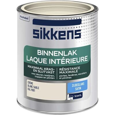 Sikkens Binnenlak RAL 9001 - Hoge Duurzaamheid Sikkens Binnenlak RAL 9001 - Hoge Duurzaamheid