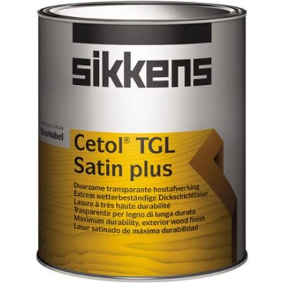 Sikkens Cetol TGL Satin Plus - Kleurloos - Houtafwerking Sikkens Cetol TGL Satin Plus - Kleurloos - Houtafwerking