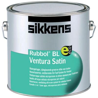 Sikkens Sikkens Rubbol BL Ventura Satin - Wit, 1L - Buitenschilderwerk Sikkens Sikkens Rubbol BL Ventura Satin - Wit, 1L - Buitenschilderwerk