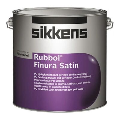 Sikkens Rubbol Finura Satin - Alkyd Satijnlak - 0,5 L Sikkens Rubbol Finura Satin - Alkyd Satijnlak - 0,5 L