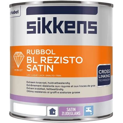 Sikkens Merk Rezisto Satin 0,5L - Binnenlak Sikkens Merk Rezisto Satin 0,5L - Binnenlak