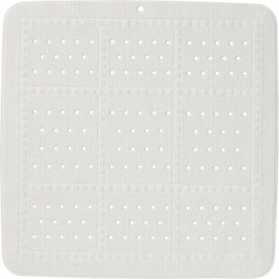 Tapis de Bain Sealskin - 55x55 cm - Blanc - Tapis de Douche Antidérapant Tapis de Bain Sealskin - 55x55 cm - Blanc - Tapis de Douche Antidérapant