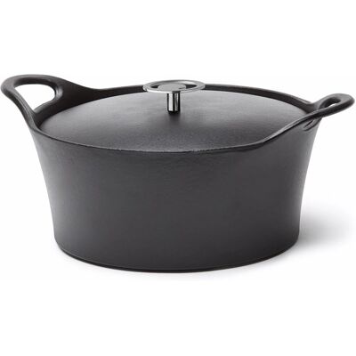 Cuisinox Pot en fonte émaillée - 20cm - Noir - Publicité Cuisinox Pot en fonte émaillée - 20cm - Noir - Publicité