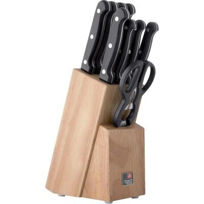 Richardson Sheffield - Set de 9 cuțite cu suport - Negru - Cuțite și accesorii de bucătărie Richardson Sheffield - Set de 9 cuțite cu suport - Negru - Cuțite și accesorii de bucătărie