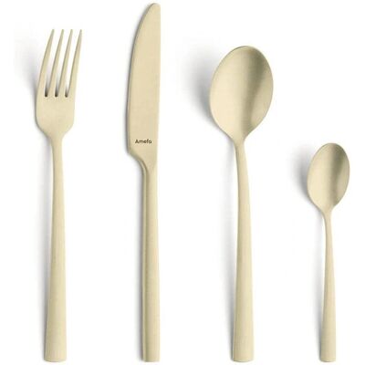 Amefa Manille PVD Champagne Bestikksett - Vintage for 4 Amefa Manille PVD Champagne Bestikksett - Vintage for 4