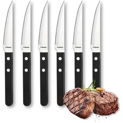 Amefa Svart Pizza Knivsett - 6 Stk Amefa Svart Pizza Knivsett - 6 Stk