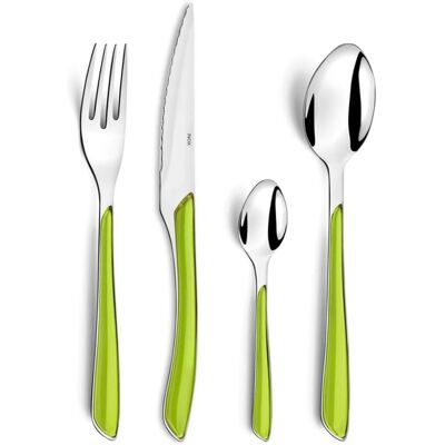Amefa 2214AGMBA1D20 Set Posate Verde Anis - 32 pezzi per 8 persone Amefa 2214AGMBA1D20 Set Posate Verde Anis - 32 pezzi per 8 persone