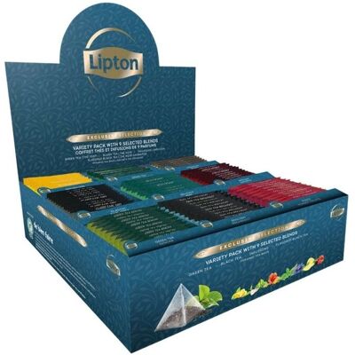 Lipton 108 Sachets Pyramidaux Thés et Infusions - Publicité Lipton 108 Sachets Pyramidaux Thés et Infusions - Publicité