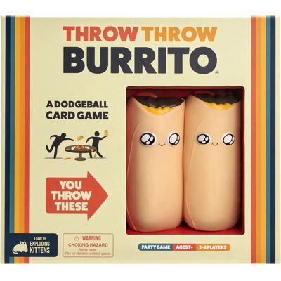 Exploding Kittens Throw Throw Burrito - Dodgeball Card Game Exploding Kittens Throw Throw Burrito - Dodgeball Card Game