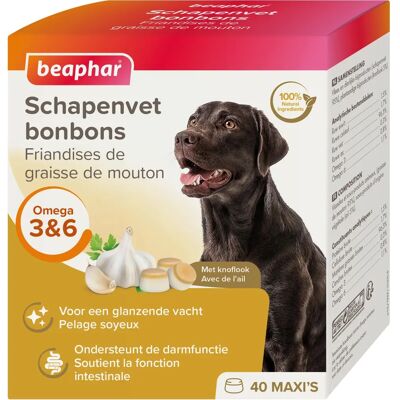 Beaphar Lamsvet Snacks met Knoflook - 245 g Beaphar Lamsvet Snacks met Knoflook - 245 g
