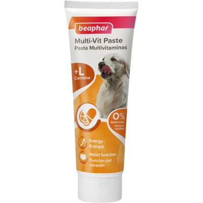 Beaphar Multi-Vitamin Paste for Dogs - 100g - Pet Supplement Beaphar Multi-Vitamin Paste for Dogs - 100g - Pet Supplement