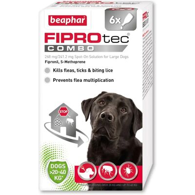 Beaphar FIPROtec COMBO Large Dogs - Flea & Tick Treatment Beaphar FIPROtec COMBO Large Dogs - Flea & Tick Treatment