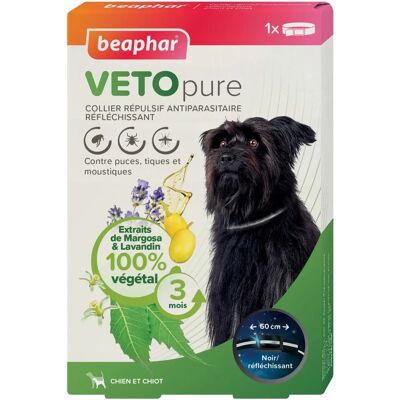Collier VetoPure de Beaphar - Répulsif antiparasitaire pour chien Collier VetoPure de Beaphar - Répulsif antiparasitaire pour chien