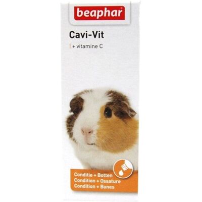 Beaphar Cavi-Vit - Complément en vitamines pour cobayes - 20 ml - Publicité Beaphar Cavi-Vit - Complément en vitamines pour cobayes - 20 ml - Publicité