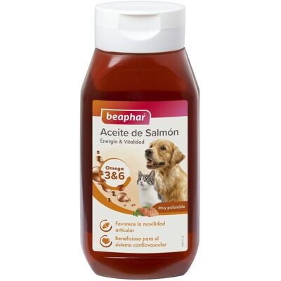 Óleo de Salmão Beaphar 425 ml - Suplemento para cães Óleo de Salmão Beaphar 425 ml - Suplemento para cães