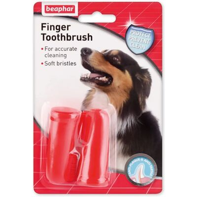 Beaphar Finger Tandborste för Hundar och Katter - 2 Pack Beaphar Finger Tandborste för Hundar och Katter - 2 Pack