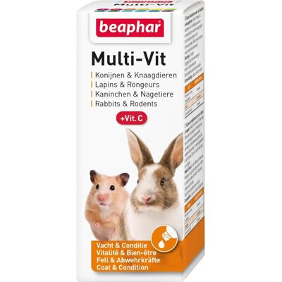 Beaphar Beaphar Multivitamines pour Lapins et Rongeurs - 50ml - Publicité Beaphar Beaphar Multivitamines pour Lapins et Rongeurs - 50ml - Publicité