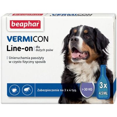 Beaphar VERMIcon Line-on Hund L Fästing- och loppskydd - Förebyggande av loppor och fästingar Beaphar VERMIcon Line-on Hund L Fästing- och loppskydd - Förebyggande av loppor och fästingar