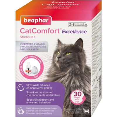 Diffuseur Calmant Beaphar Catcomfort Excellence - Avec Phéromones Pour Chats - 48 Ml - Publicité Diffuseur Calmant Beaphar Catcomfort Excellence - Avec Phéromones Pour Chats - 48 Ml - Publicité