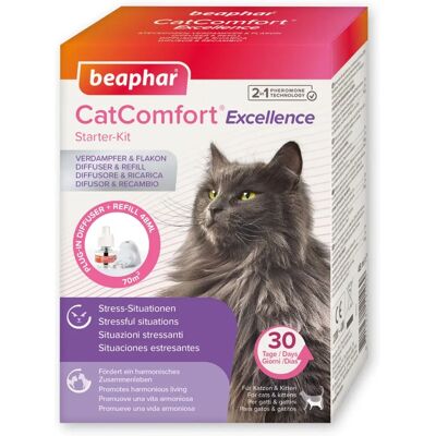 Diffuseur Beaphar CatComfort - Soulagement du Stress pour Chats - Publicité Diffuseur Beaphar CatComfort - Soulagement du Stress pour Chats - Publicité