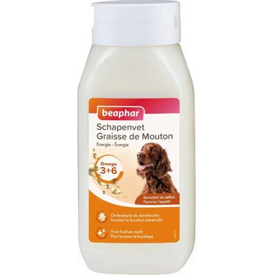 Complément de graisse de mouton naturel Beaphar - Chien - Publicité Complément de graisse de mouton naturel Beaphar - Chien - Publicité