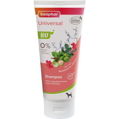 Champú universal para perros Bio de Beaphar - Orgánico, EcoCert, Reciclable Champú universal para perros Bio de Beaphar - Orgánico, EcoCert, Reciclable
