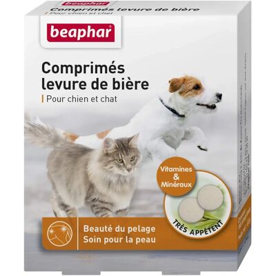 Beaphar Levure de Bière 100 comprimés - Publicité Beaphar Levure de Bière 100 comprimés - Publicité