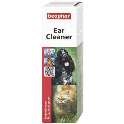 Beaphar Fül tisztító - 50ml Fülcseppek macskáknak és kutyáknak Beaphar Fül tisztító - 50ml Fülcseppek macskáknak és kutyáknak