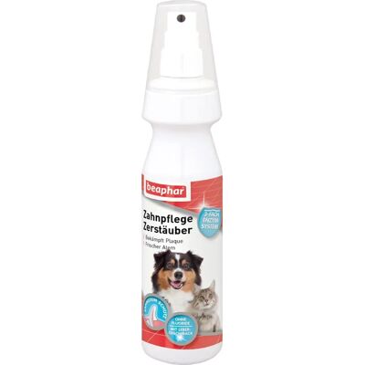 Spray d'hygiène dentaire Beaphar pour chiens et chats - Goût foie - Publicité Spray d'hygiène dentaire Beaphar pour chiens et chats - Goût foie - Publicité