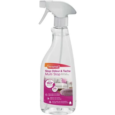 Beaphar 500ml - Spray Anti-odeurs et Taches - Publicité Beaphar 500ml - Spray Anti-odeurs et Taches - Publicité