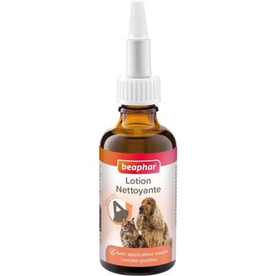 Beaphar - Lotion Nettoyante des Oreilles avec Applicateur Souple pour Chiens et Chats - 50ml Beaphar - Lotion Nettoyante des Oreilles avec Applicateur Souple pour Chiens et Chats - 50ml