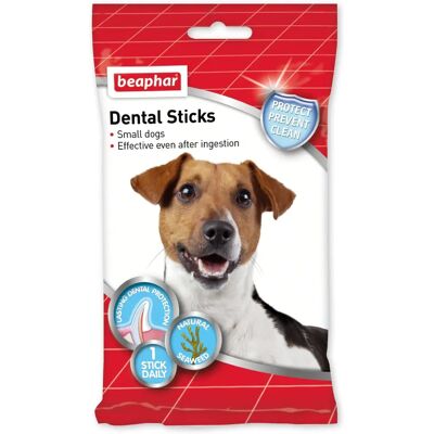 Palitos Dentais Beaphar para Cães Pequenos - Pacote com 12 x 7 Palitos Dentais Beaphar para Cães Pequenos - Pacote com 12 x 7