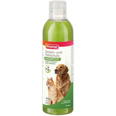 Shampoing Anti-Puces et Tiques Beaphar - 250ml - Pour Chiens et Chats à partir de 12 semaines - Protection jusqu'à 7 jours - Publicité Shampoing Anti-Puces et Tiques Beaphar - 250ml - Pour Chiens et Chats à partir de 12 semaines - Protection jusqu'à 7 jours - Publicité