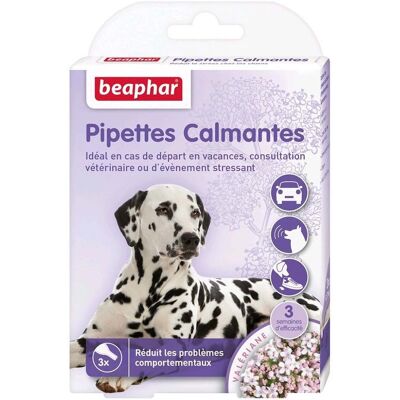 Pipettes Calmantes Beaphar pour Chien - Pack de 3 - Publicité Pipettes Calmantes Beaphar pour Chien - Pack de 3 - Publicité