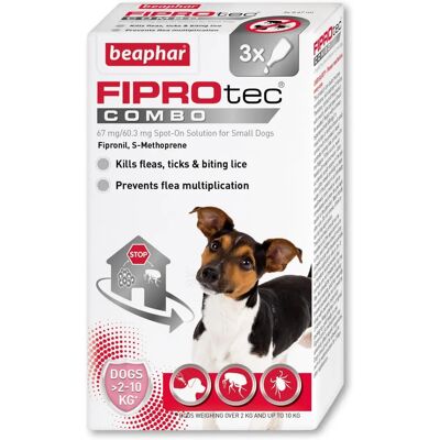 Beaphar FIPROtec COMBO Flea & Tick Spot On Small Dogs - Flea & Tick Treatment Beaphar FIPROtec COMBO Flea & Tick Spot On Small Dogs - Flea & Tick Treatment