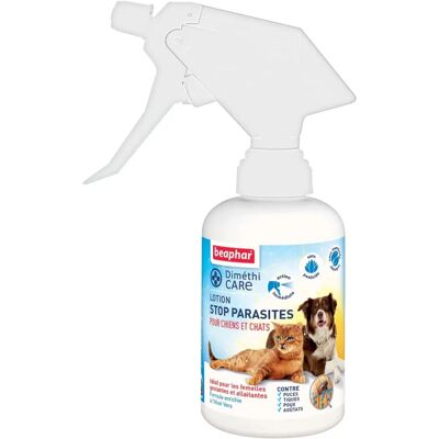 Lotion Anti-Parasites Beaphar Dimethicare - Chiens et Chats - Publicité Lotion Anti-Parasites Beaphar Dimethicare - Chiens et Chats - Publicité
