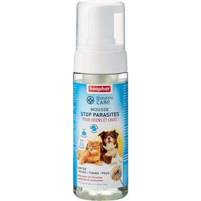 Mousse antiparasitaire Beaphar DiméthiCARE - 150 ml - Publicité Mousse antiparasitaire Beaphar DiméthiCARE - 150 ml - Publicité